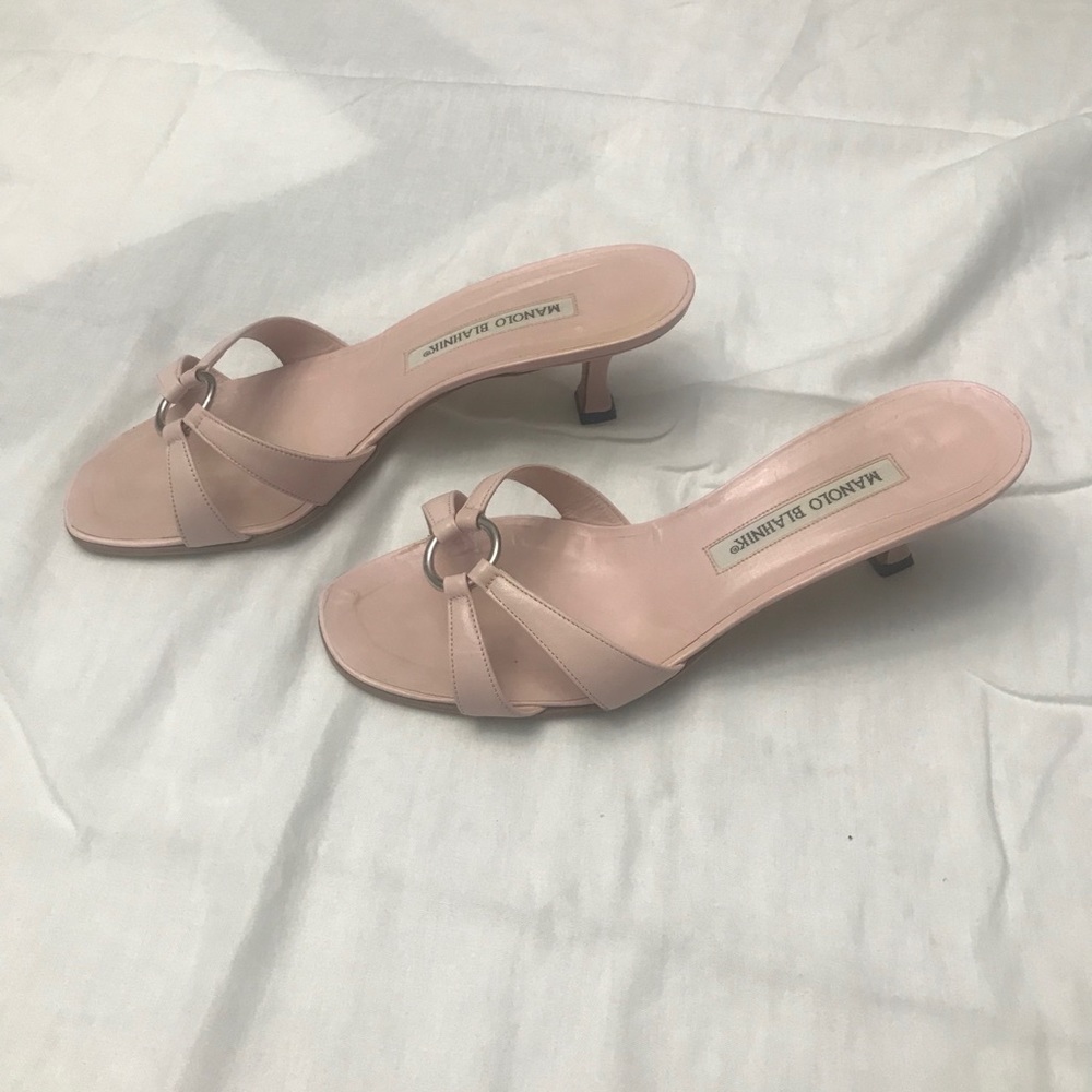 Pink Sandals from Manolo Blahnik